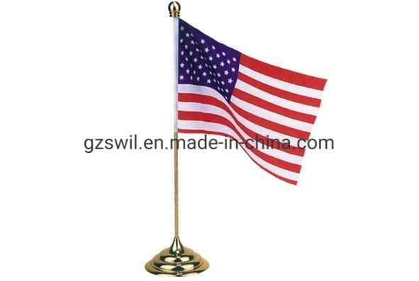 Well - Received Mini Custom Printed National Desk Table Flag