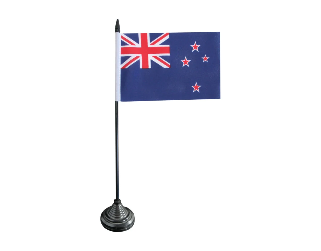 New Zealand National Hand Desk Car Flags (B-NF08F06054)