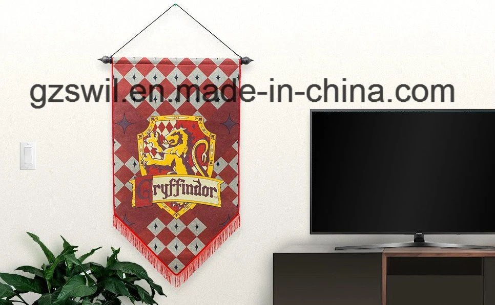 Fashion Decoration Digital Printing Promotion Polyester Desk Banner Felt Flag